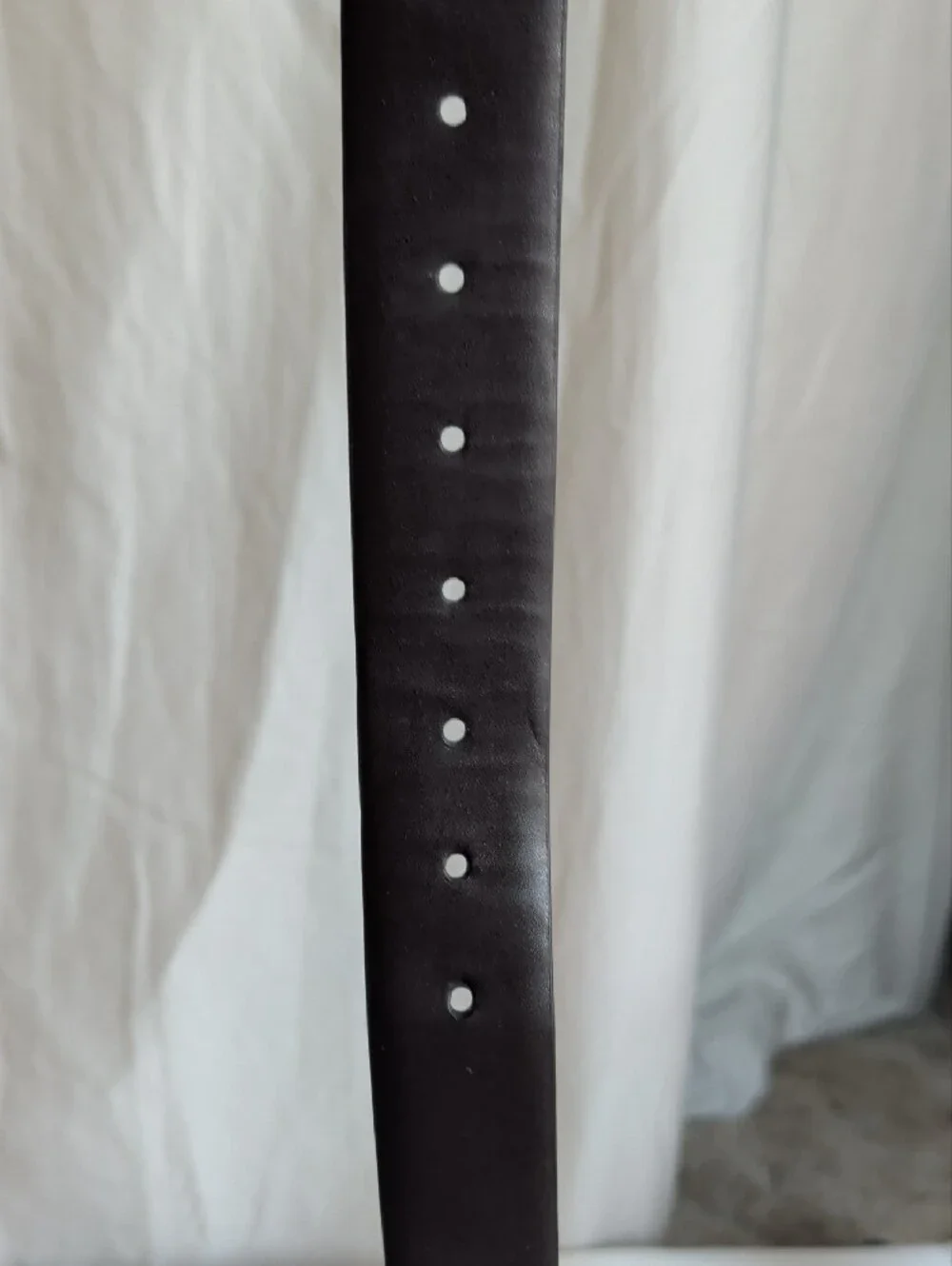 Men's Calvin Klein Black Leather Belt with Silver Buckle Career And Casual Wear
